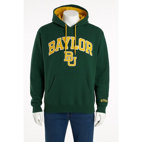 Baylor University Bears Green & Gold Hoodie Sweatshirt Men’s Size XXL – Top of t - Picture 7 of 7